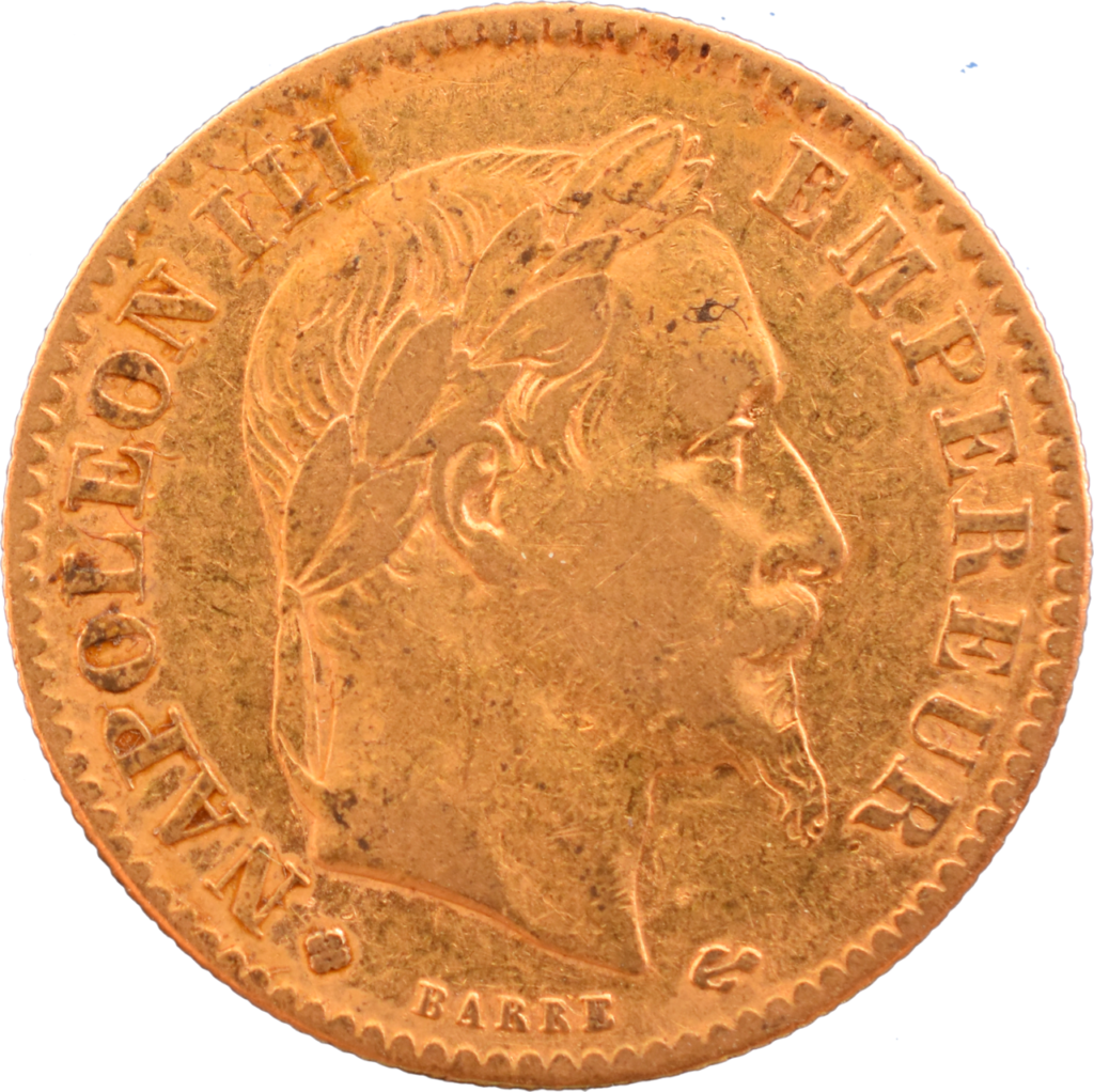 10 francs Napoléon III 1863 BB TB Parlons Monnaies