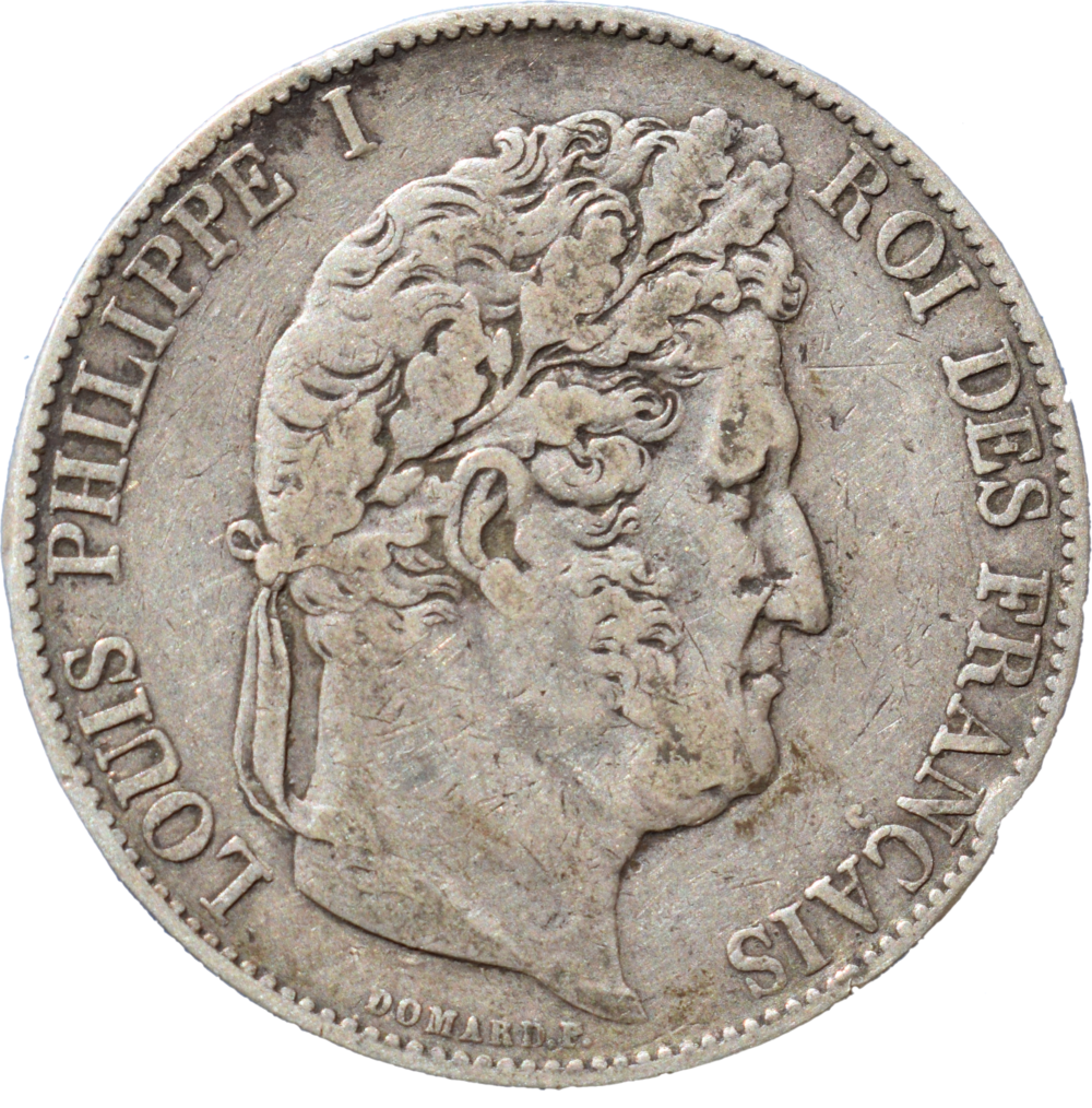 5 francs 1846 K Louis-Philippe I droit