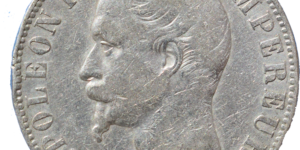 5 francs 1855 A Napoléon III droit