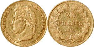 20 francs Louis-Philippe I 1839 A droit et revers