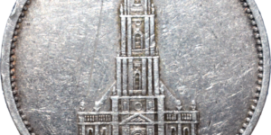 5 reichsmark 1935 A église de la garnison de Postdam droit