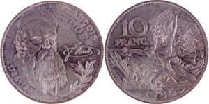 10 francs François Rude 1984 droit et revers