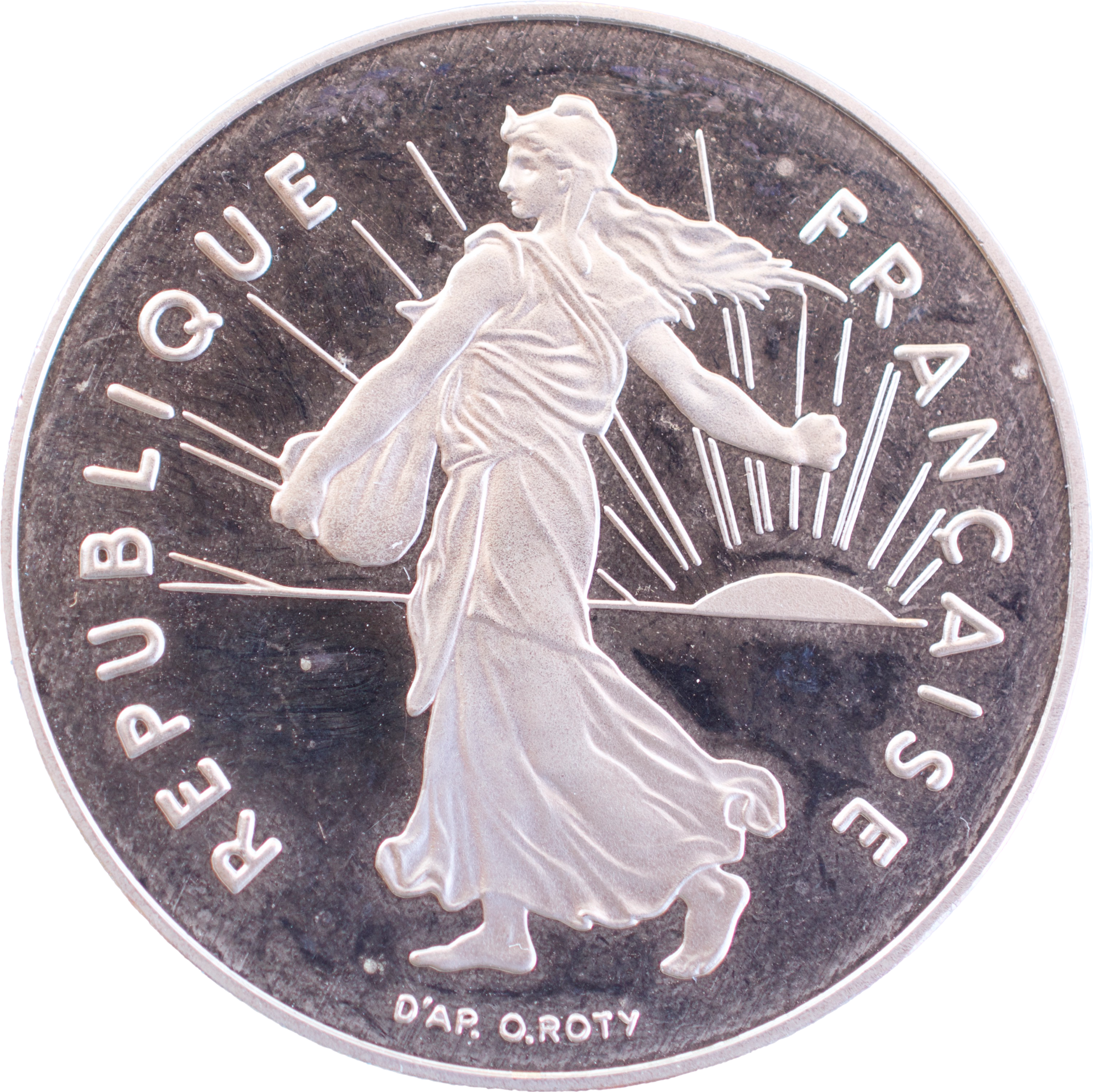 5 francs Semeuse 2000 BE/FDC cupro-nickel droit