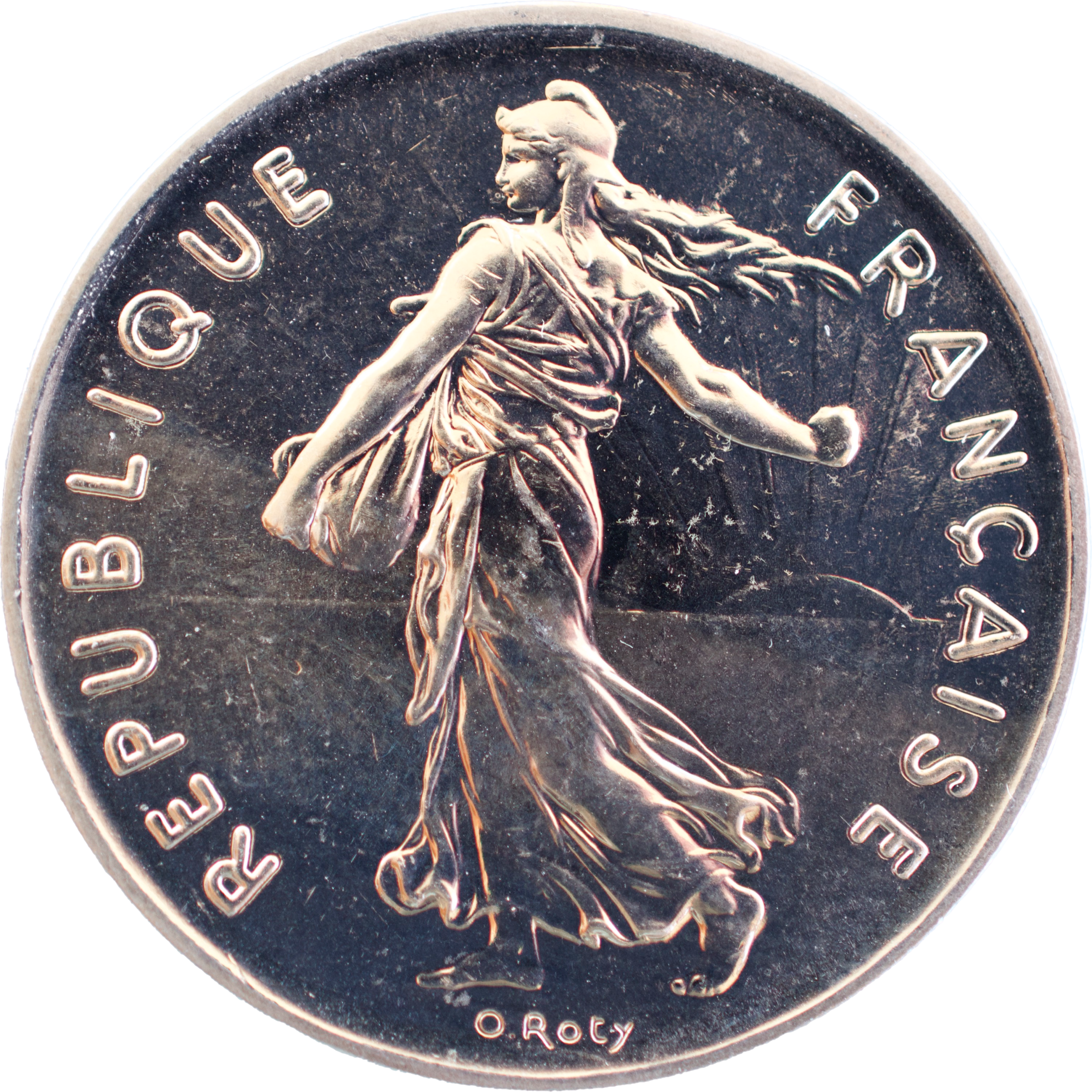 5 francs Semeuse 1994 abeille FDC cupro-nickel droit