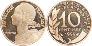 10 centimes Marianne 1999 BE / FDC droit et revers