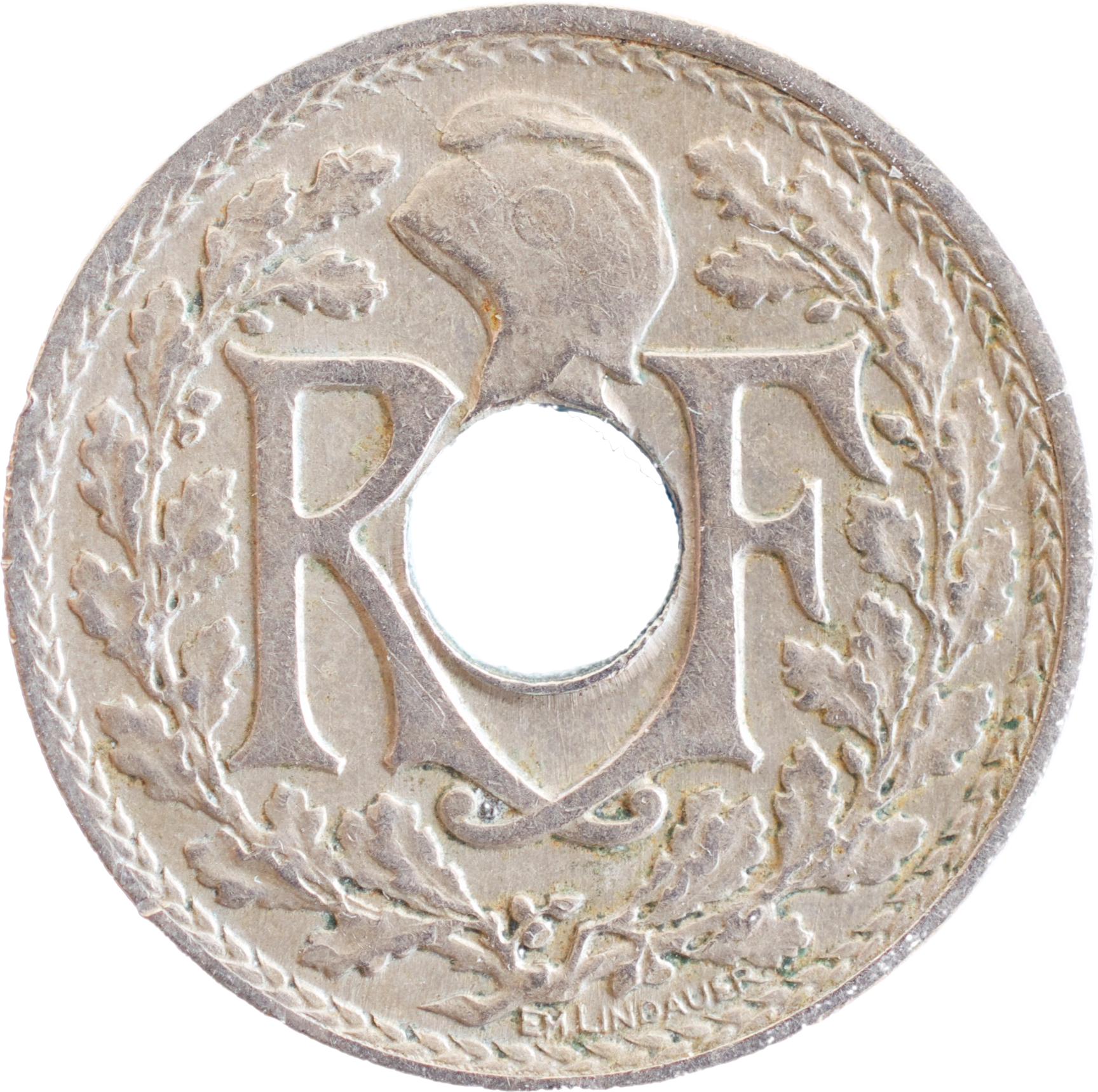 5 centimes Lindauer 1924 Poissy FDC « Fautée » droit