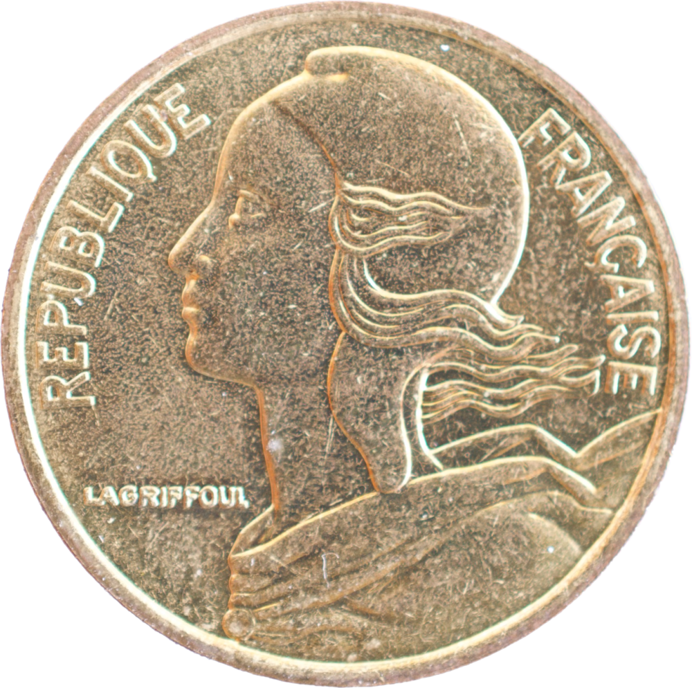 5 centimes Marianne 1989 SPL droit