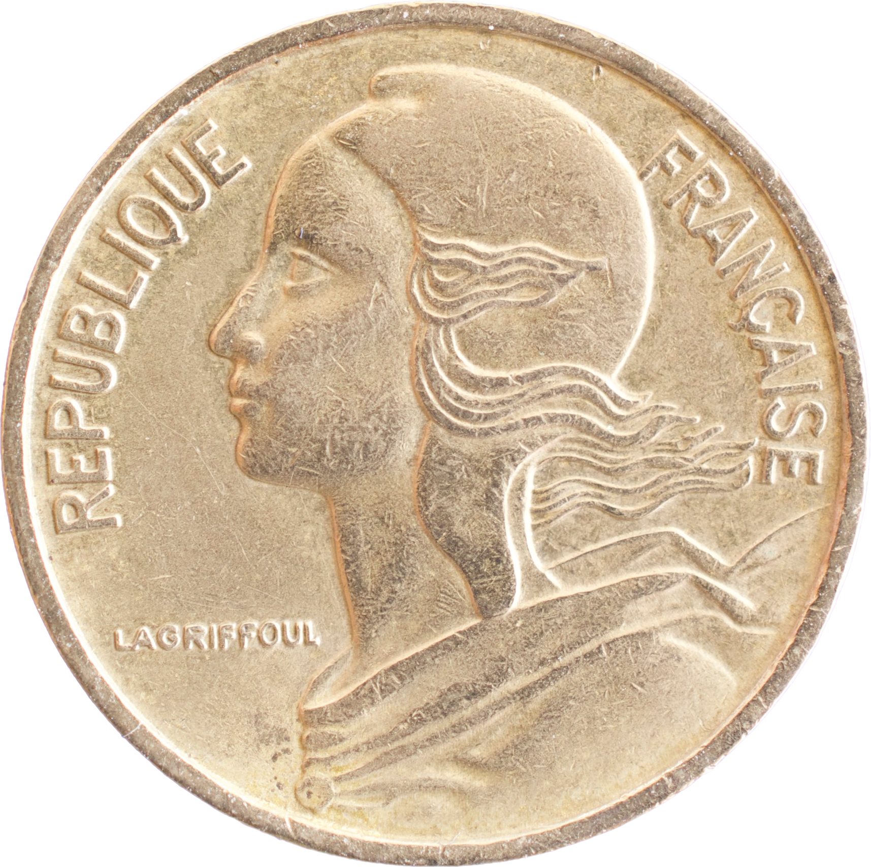 5 centimes Marianne 1967 SUP droit