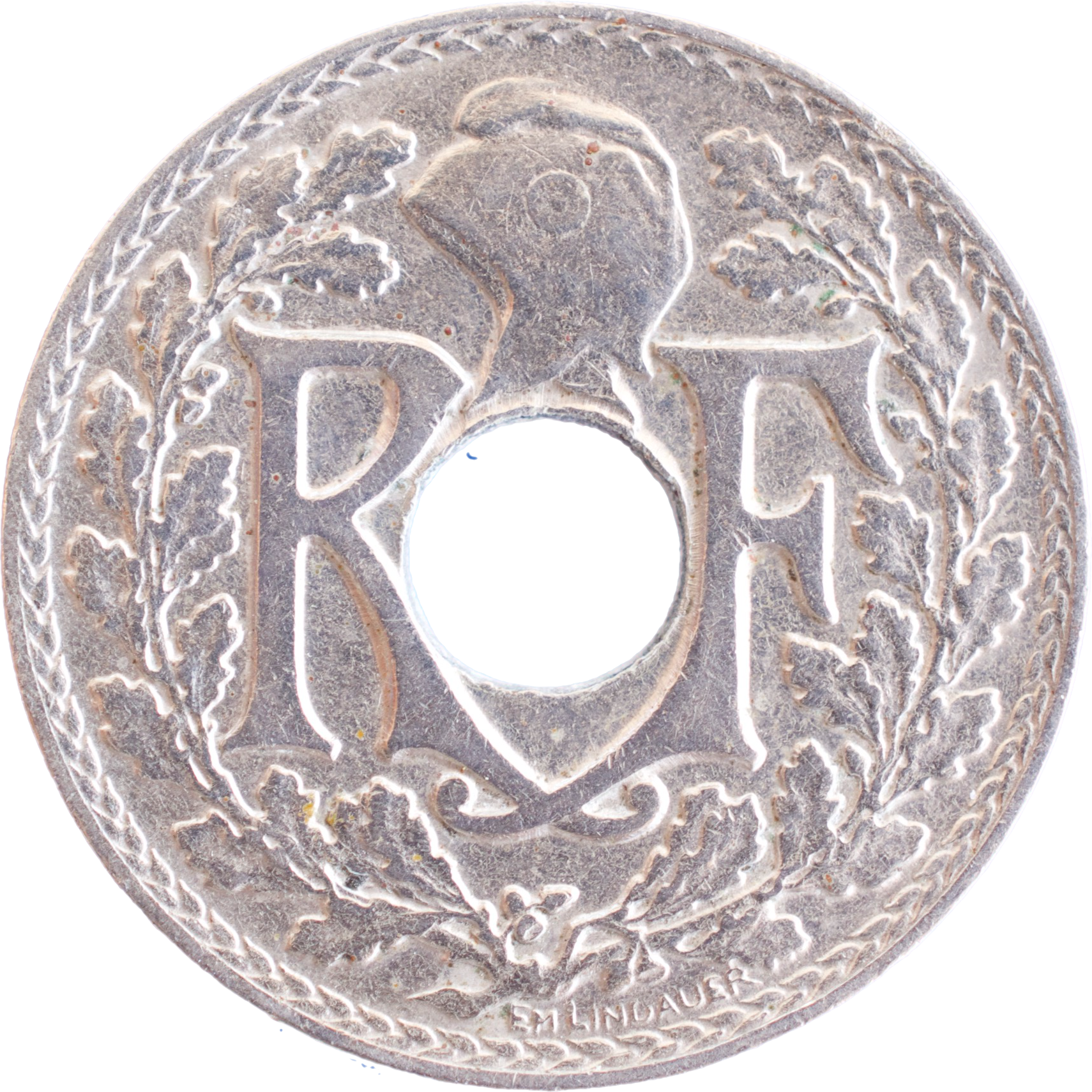 5 centimes Lindauer 1937 SUP droit