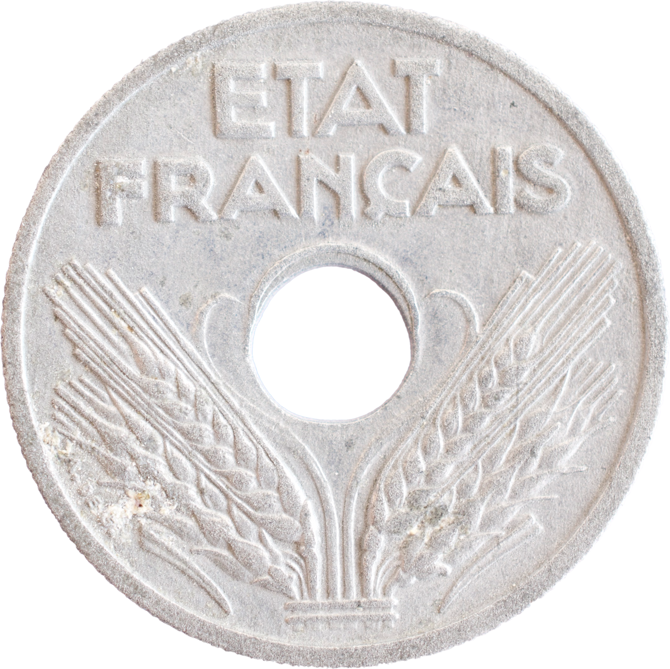 10 centimes Etat Français 1943 « Fautée » SPL droit