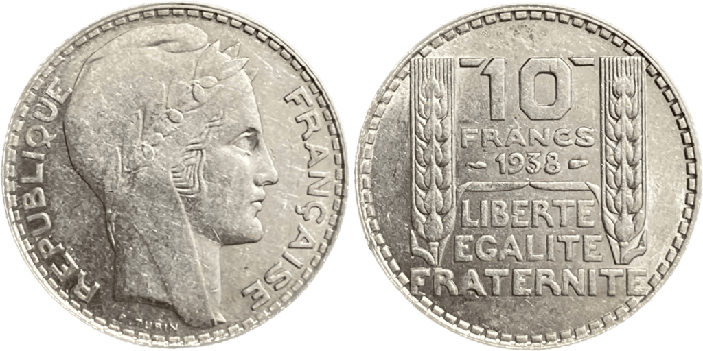 10 francs Turin argent - Parlons Monnaies