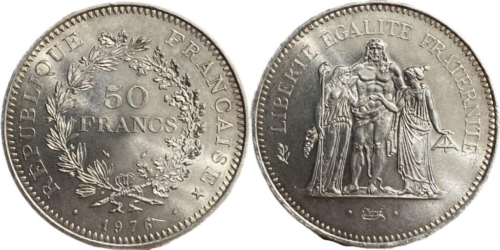 Cote Piece En Argent 50 Francs