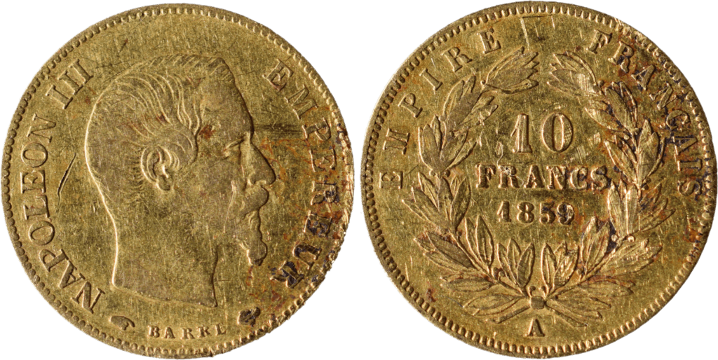 10 francs Napoléon III 1859 A TB - Parlons Monnaies