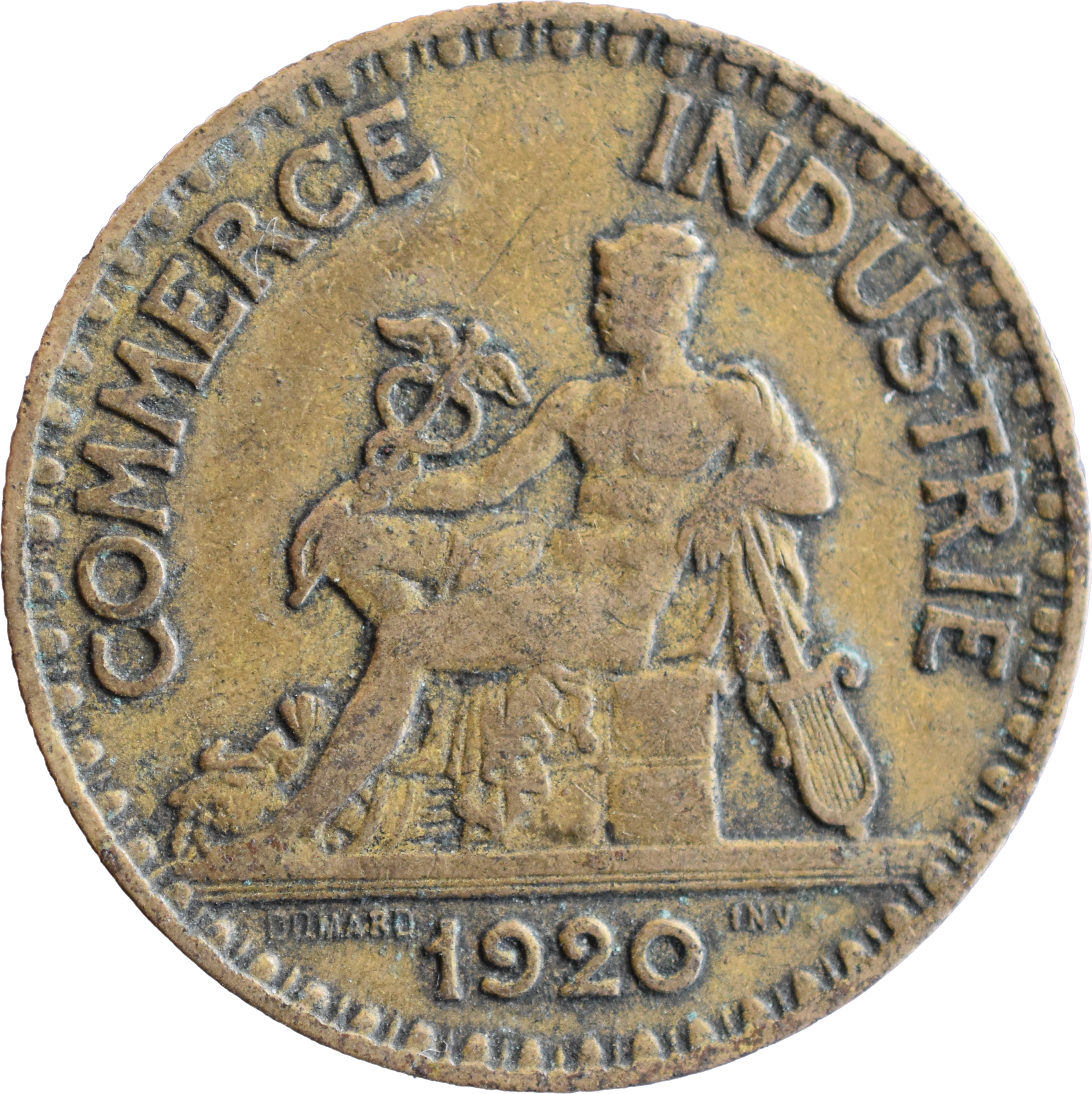 2 francs Chambre du commerce 1920 TB droit
