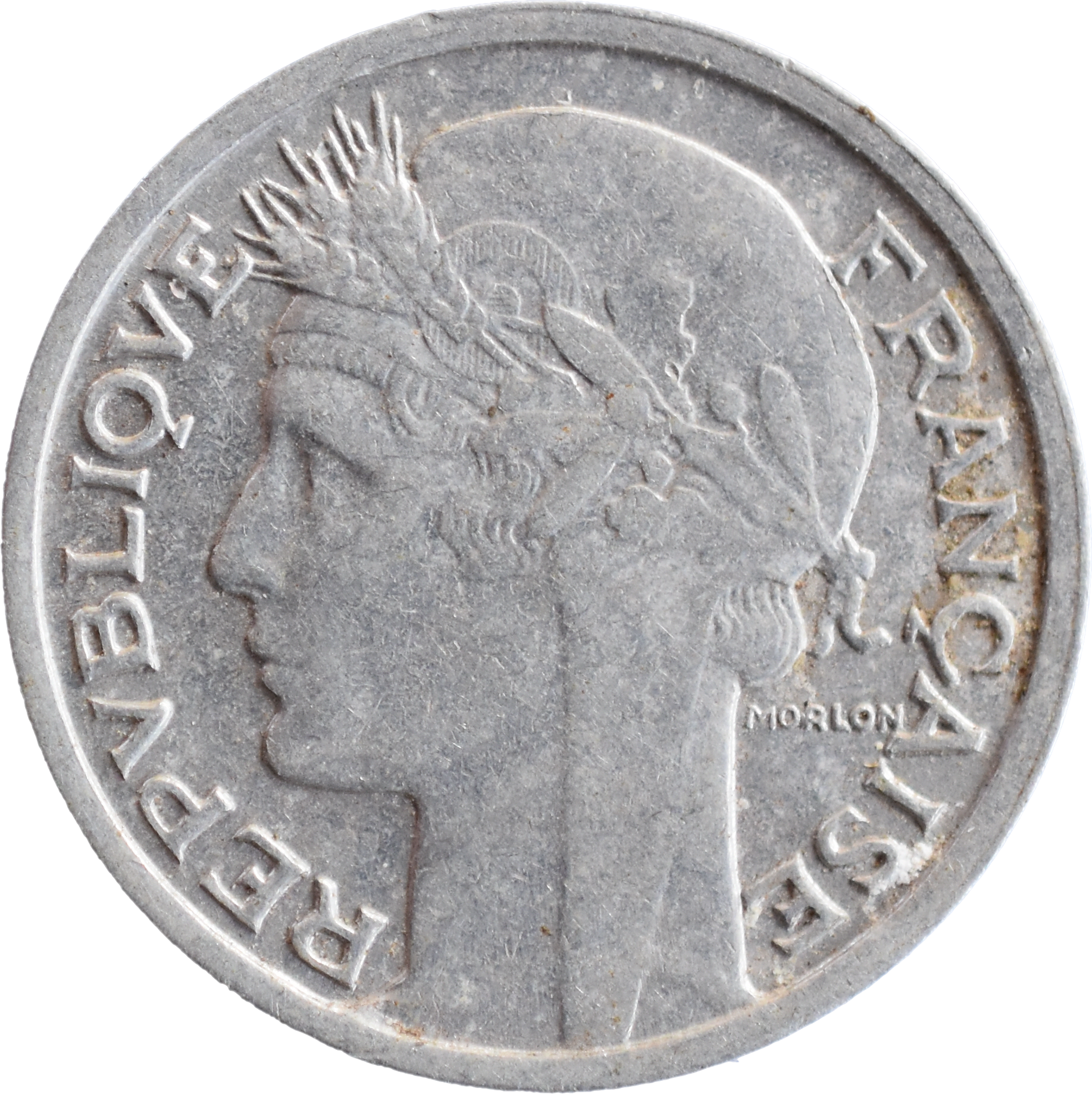 50 centimes Morlon 1947 B SUP droit