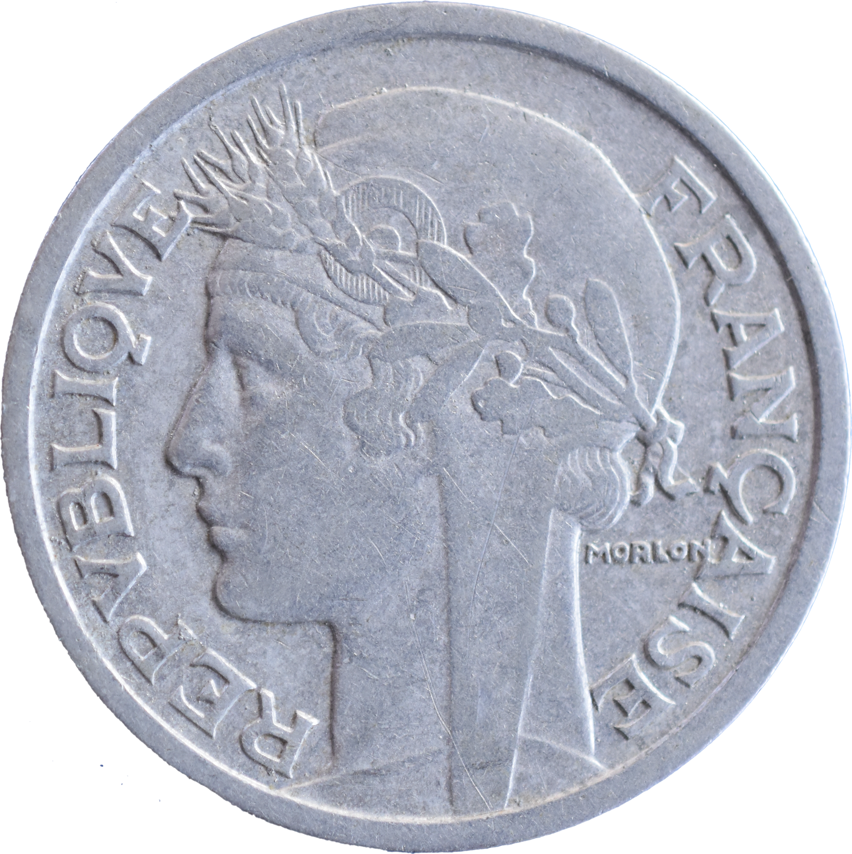 2 francs Morlon 1945 C TTB droit