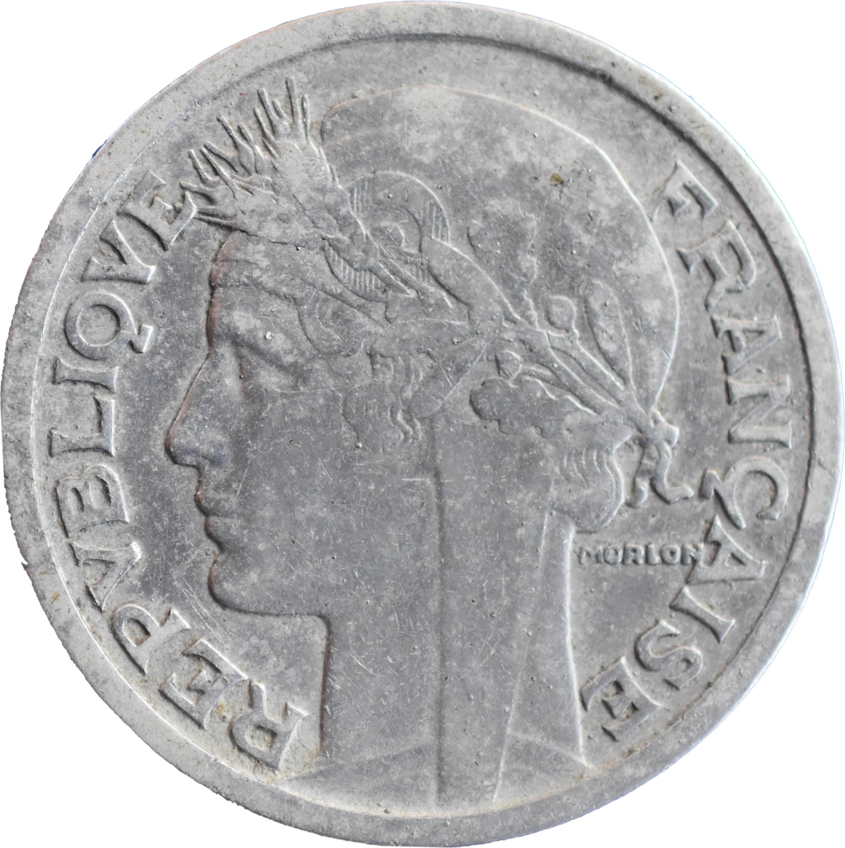 2 francs Morlon 1945 B TTB droit