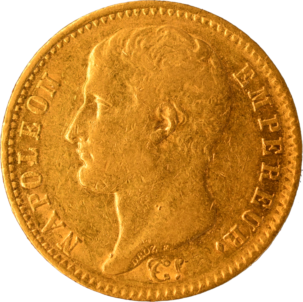 20 francs Napoléon 1807 A transitoire TTB droit