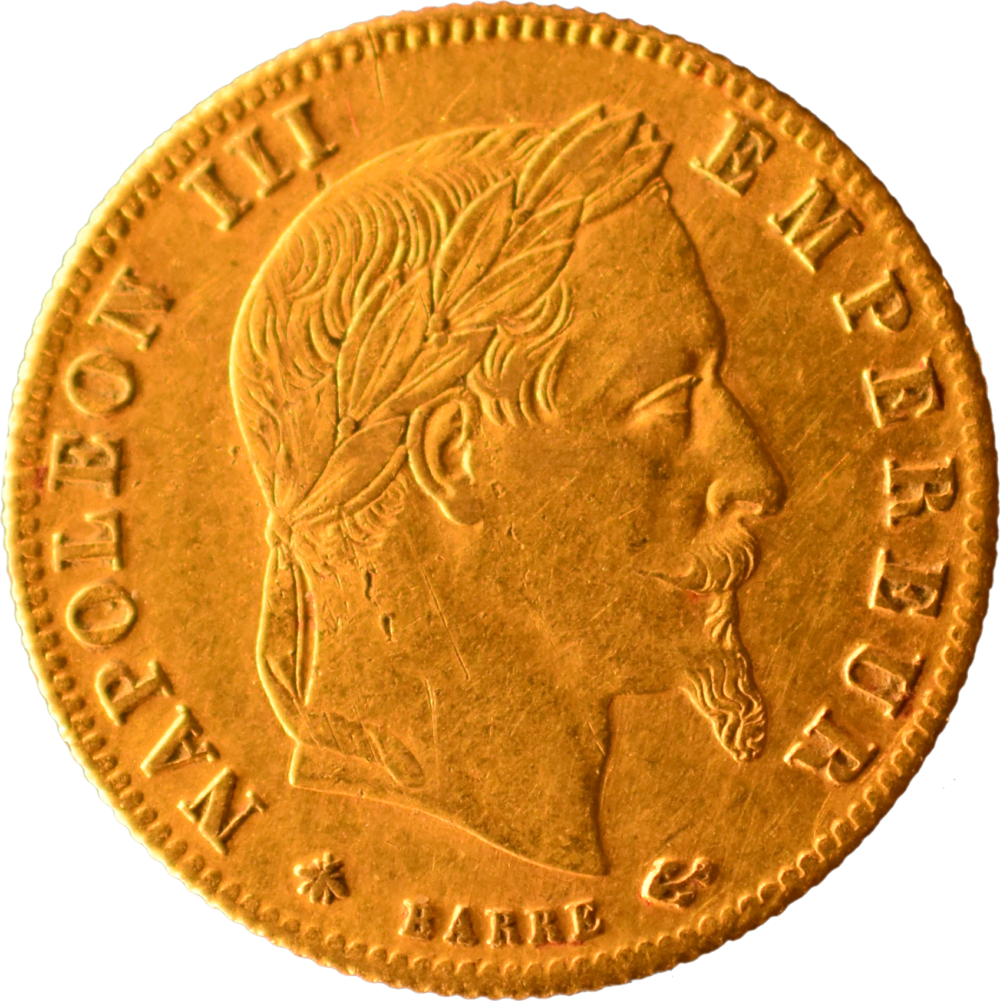 5 francs Napoléon III 1863 A SUP droit
