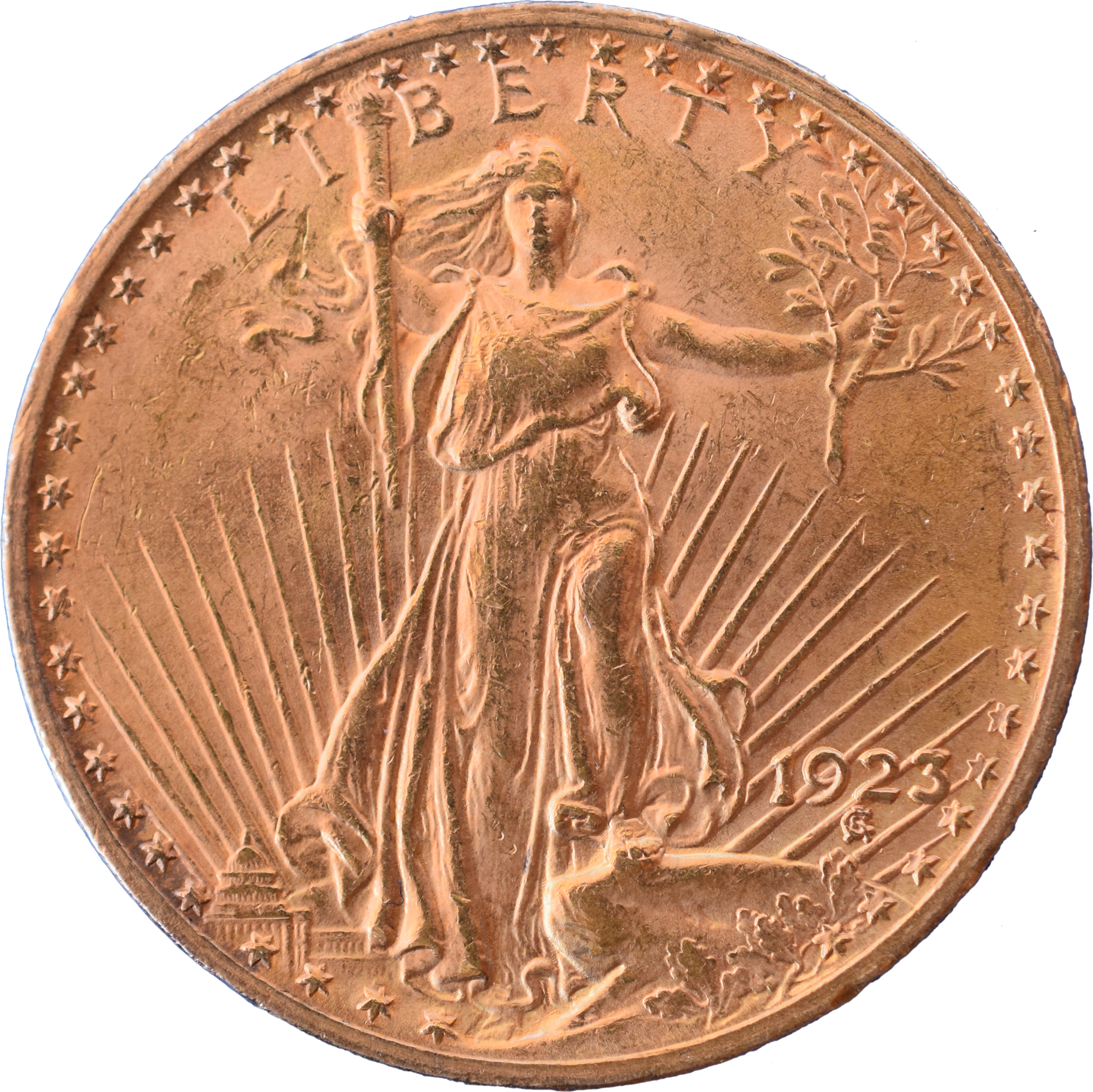 20 dollars 1923 Saint-Gaudens - Double Eagle Philadelphie SUP droit