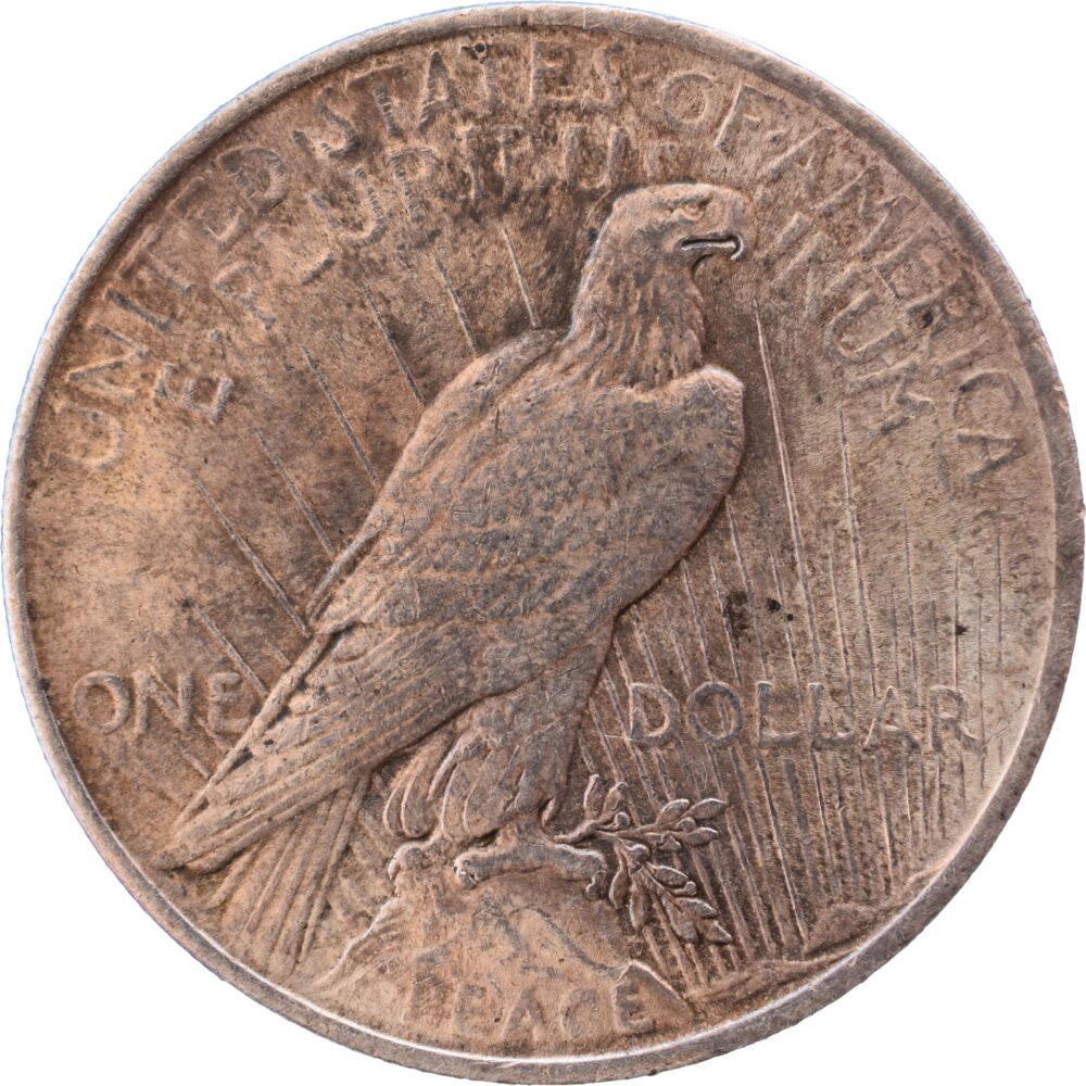 1 dollar Peace 1922 SUP+ revers