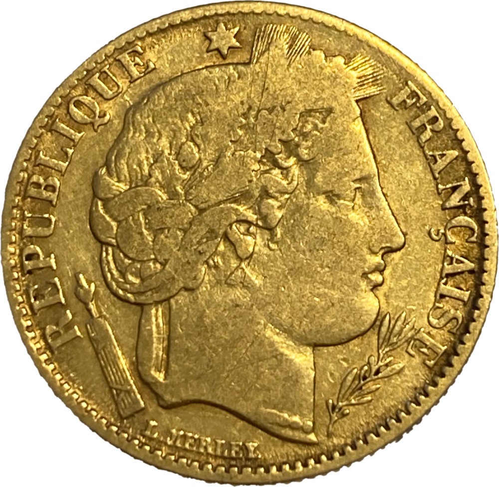 10 francs Cérès 1851 A droit