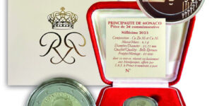 2023 Coffret 2 € BE Centenaire de la naissance de Prince Rainier III