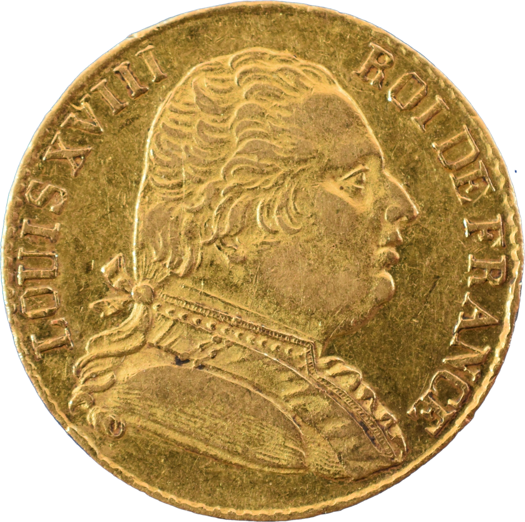 20 francs Louis XVIII 1815 R TTB droit