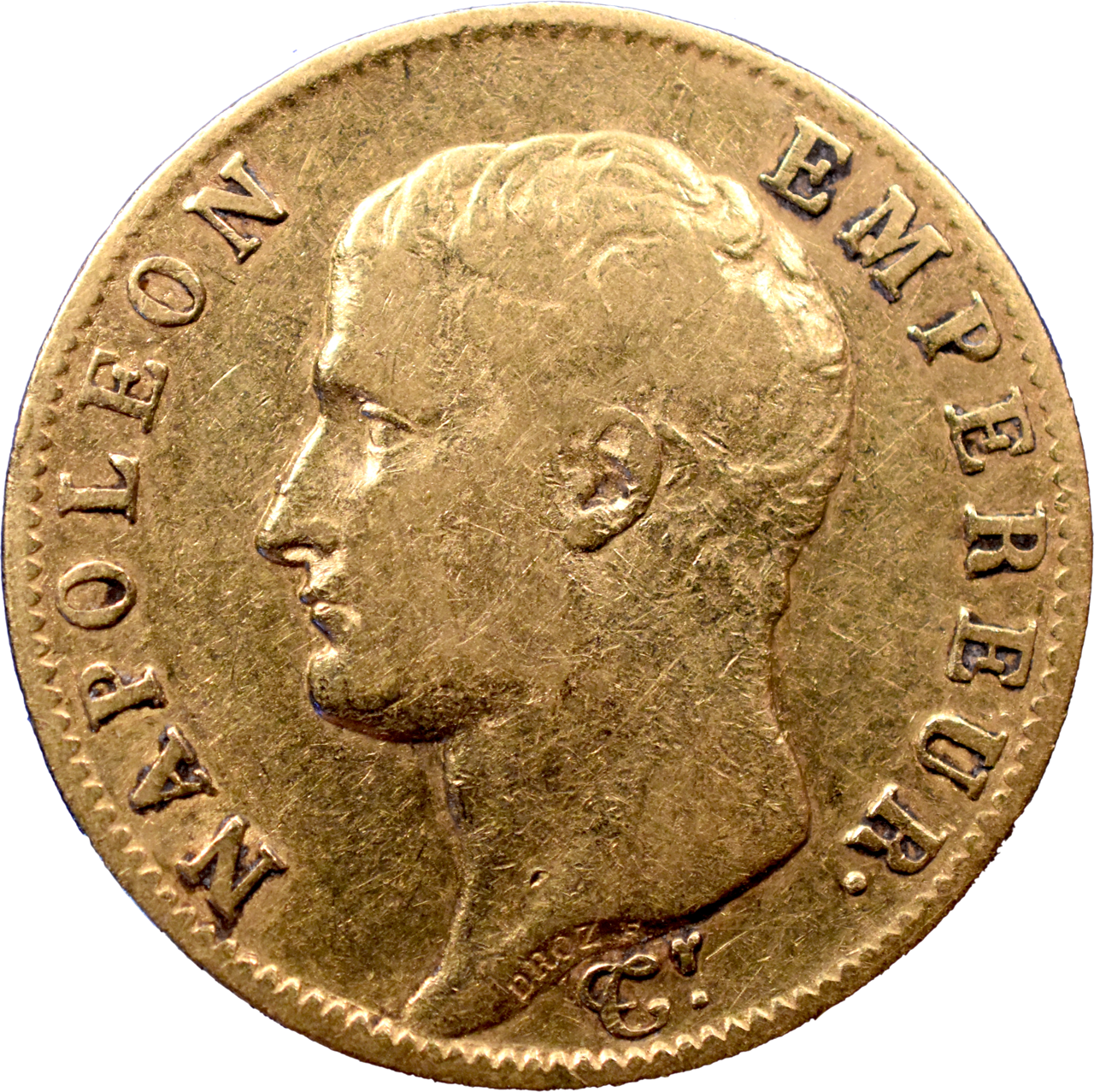 20 francs Napoléon Ier 1806 A TB droit