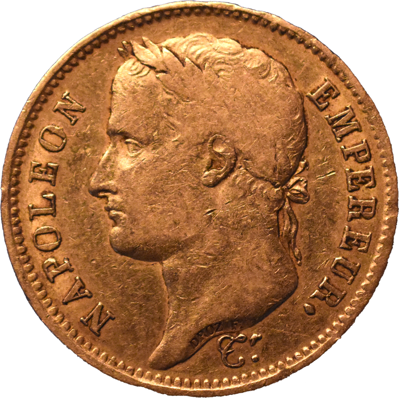 40 francs Napoléon Ier 1811 A TB droit