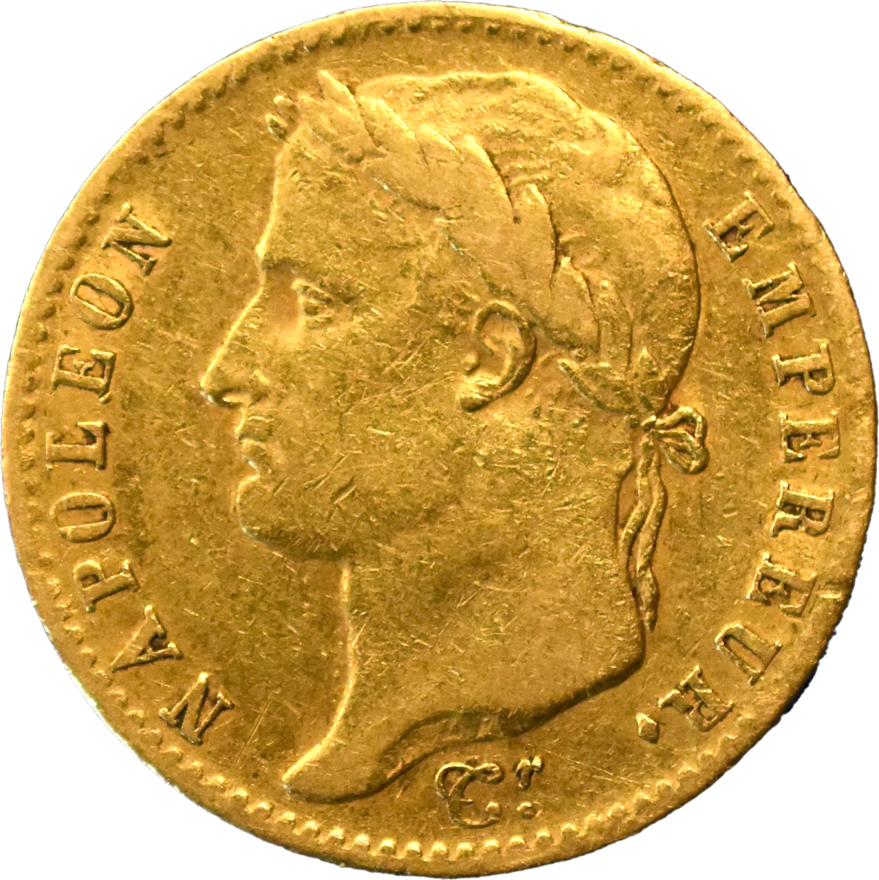 20 francs Napoléon 1815 A TTB droit