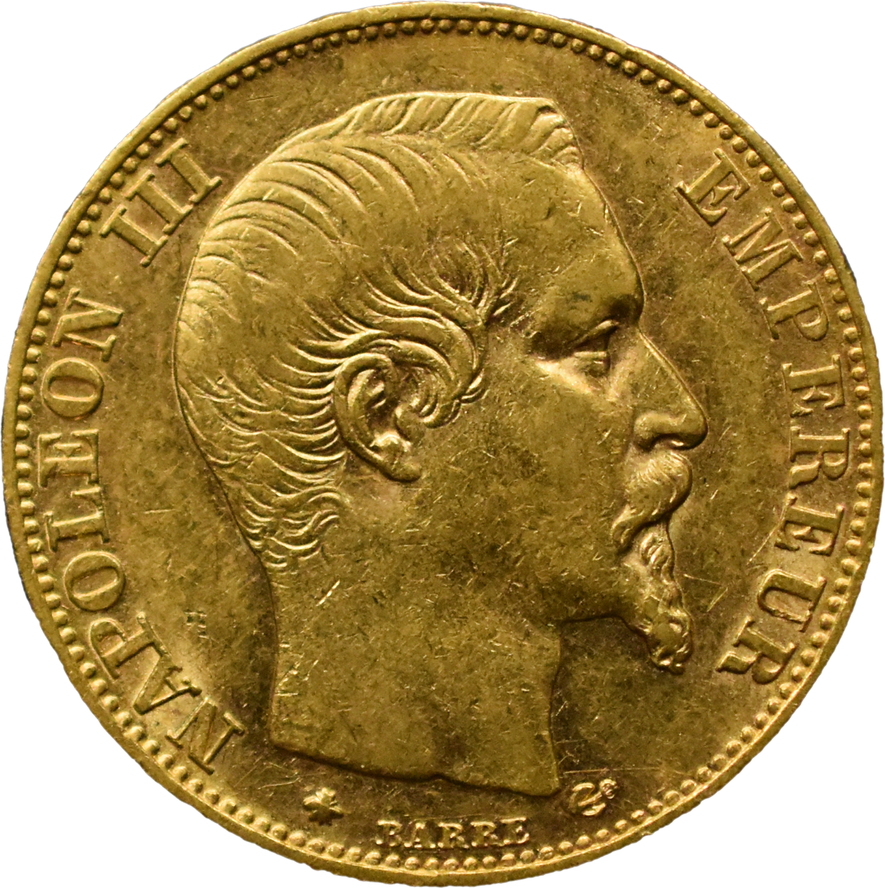 20 francs 1856 BB Napoléon III SUP droit