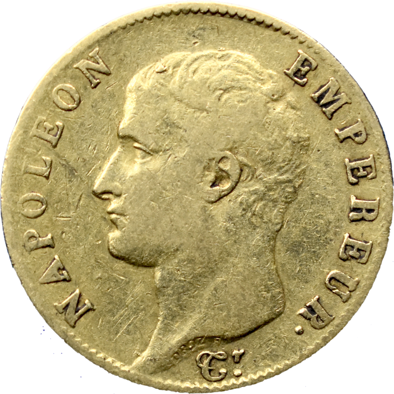 20 francs Napoléon an13 A TB droit