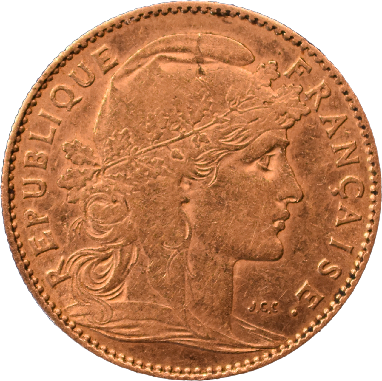 10 francs coq 1899 TTB droit