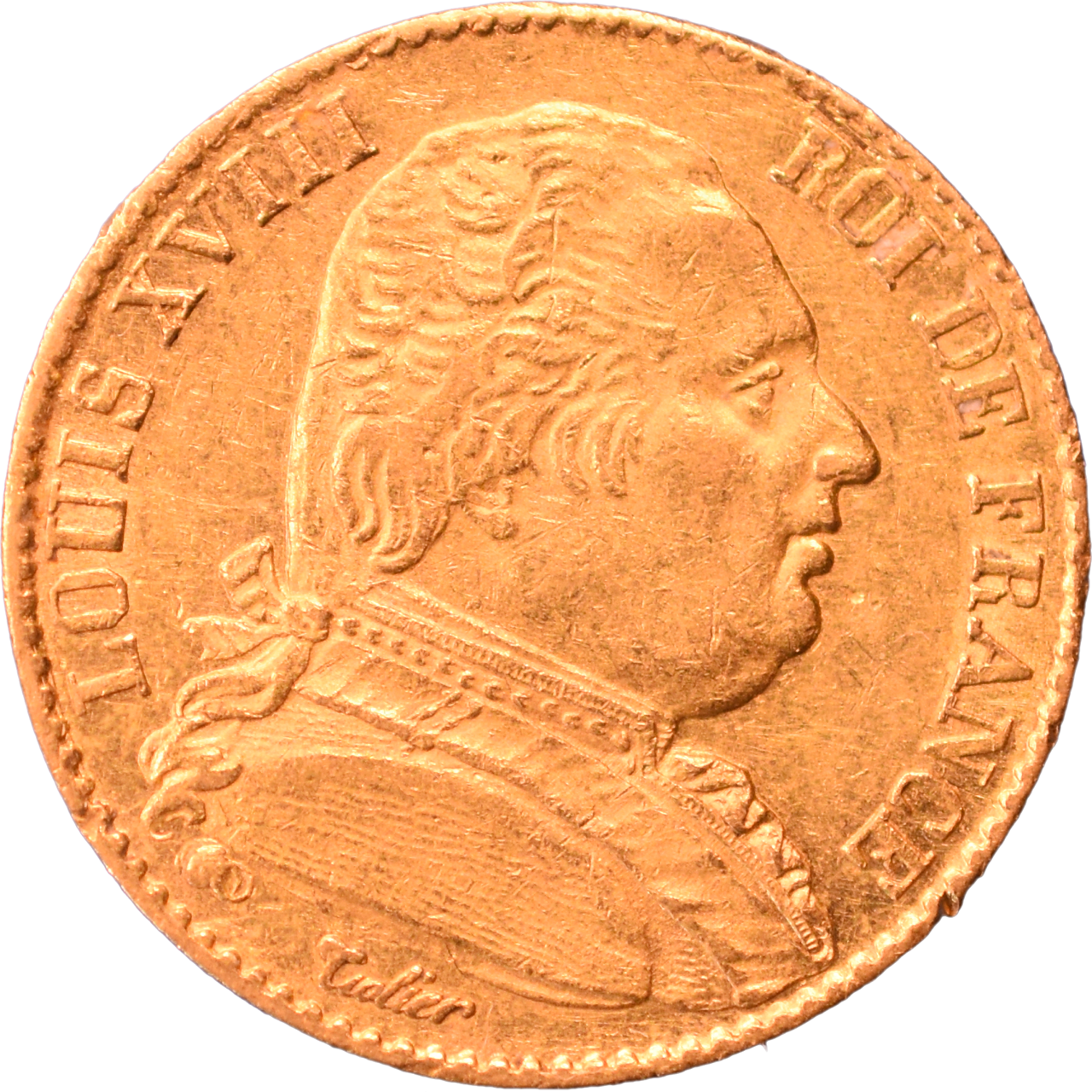 20 francs Louis XVIII 1815 A droit