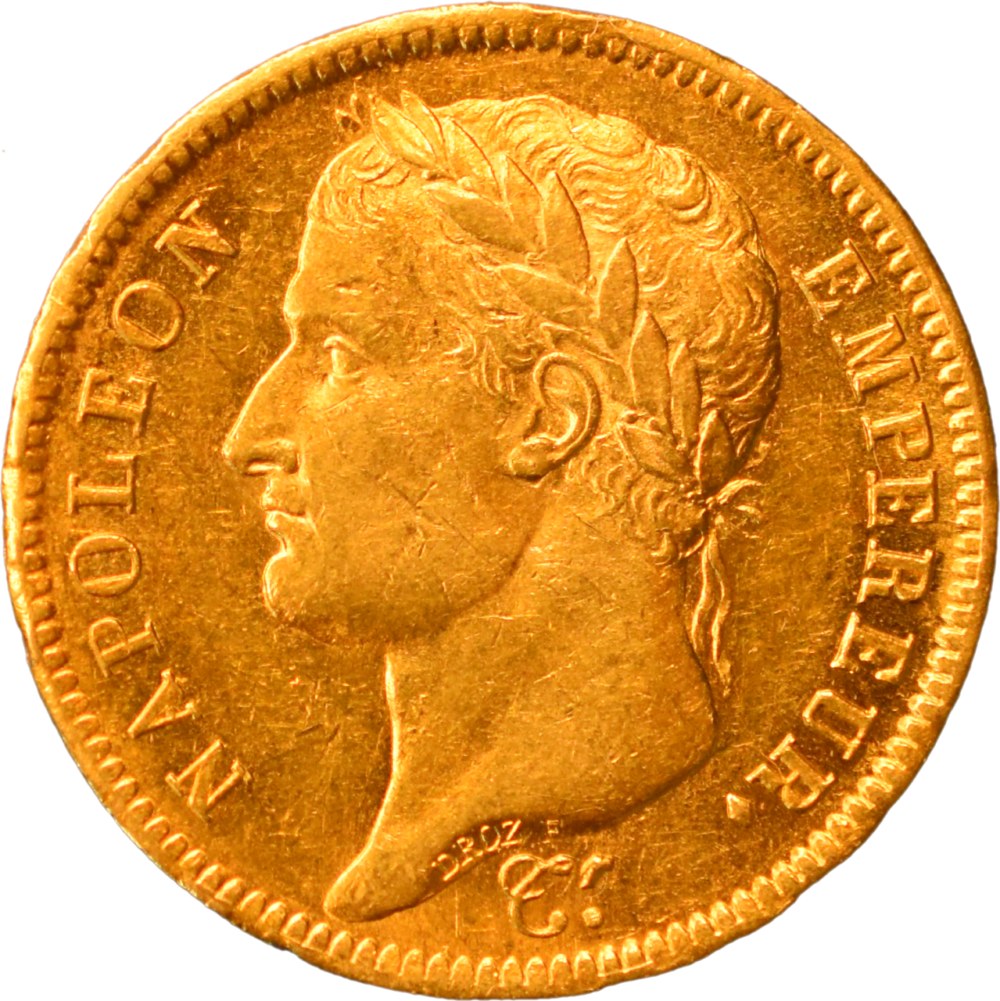 40 francs Napoléon Ier 1811 A TTB+ droit