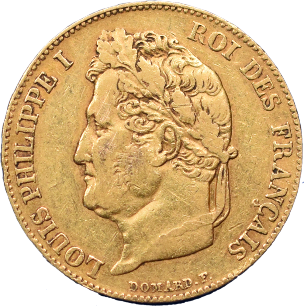 20 francs Louis-Philippe 1846 W TTB R3 droit