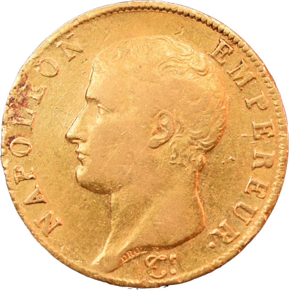 40 francs Napoléon Ier 1806 U TB droit