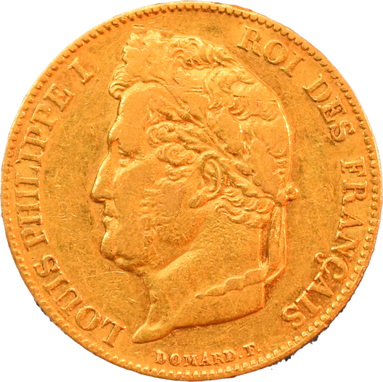 20 francs Louis-Philippe I 1839 A TTB droit