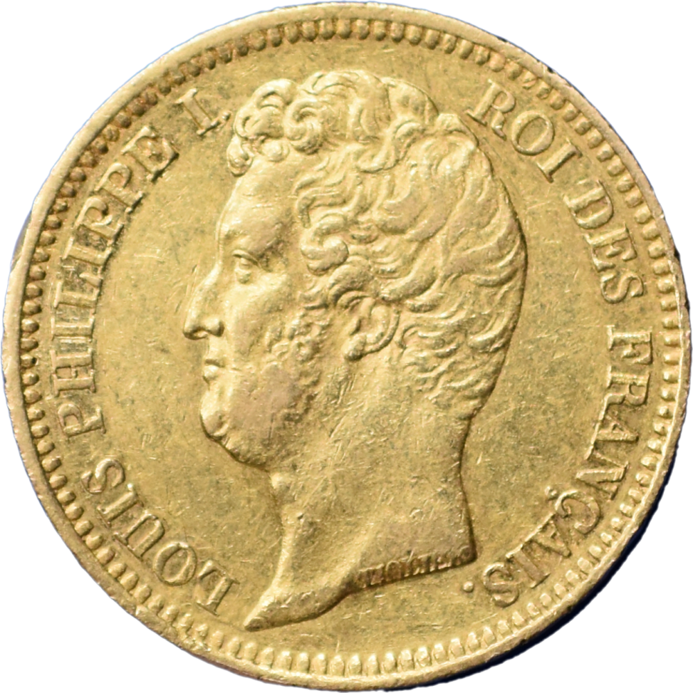 20 francs Louis-Philippe 1831 A TTB droit