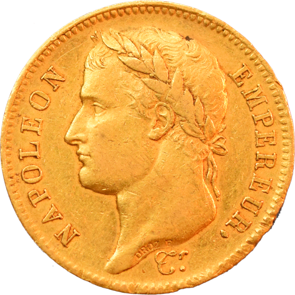 40 francs Napoléon Ier 1808 A TTB droit