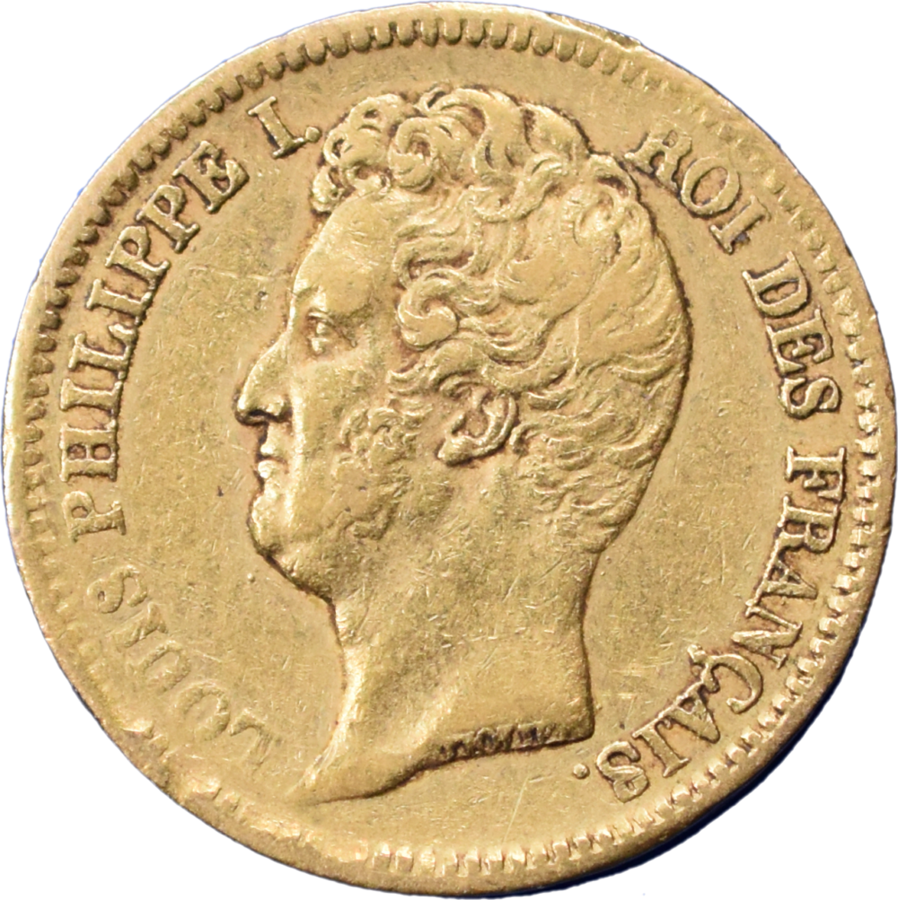 20 francs Louis-Philippe 1831 A TB+ droit