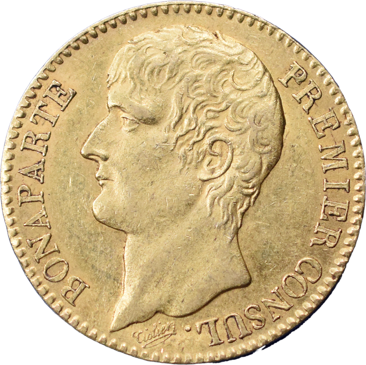 40 francs Napoléon Ier An12 A SUP droit