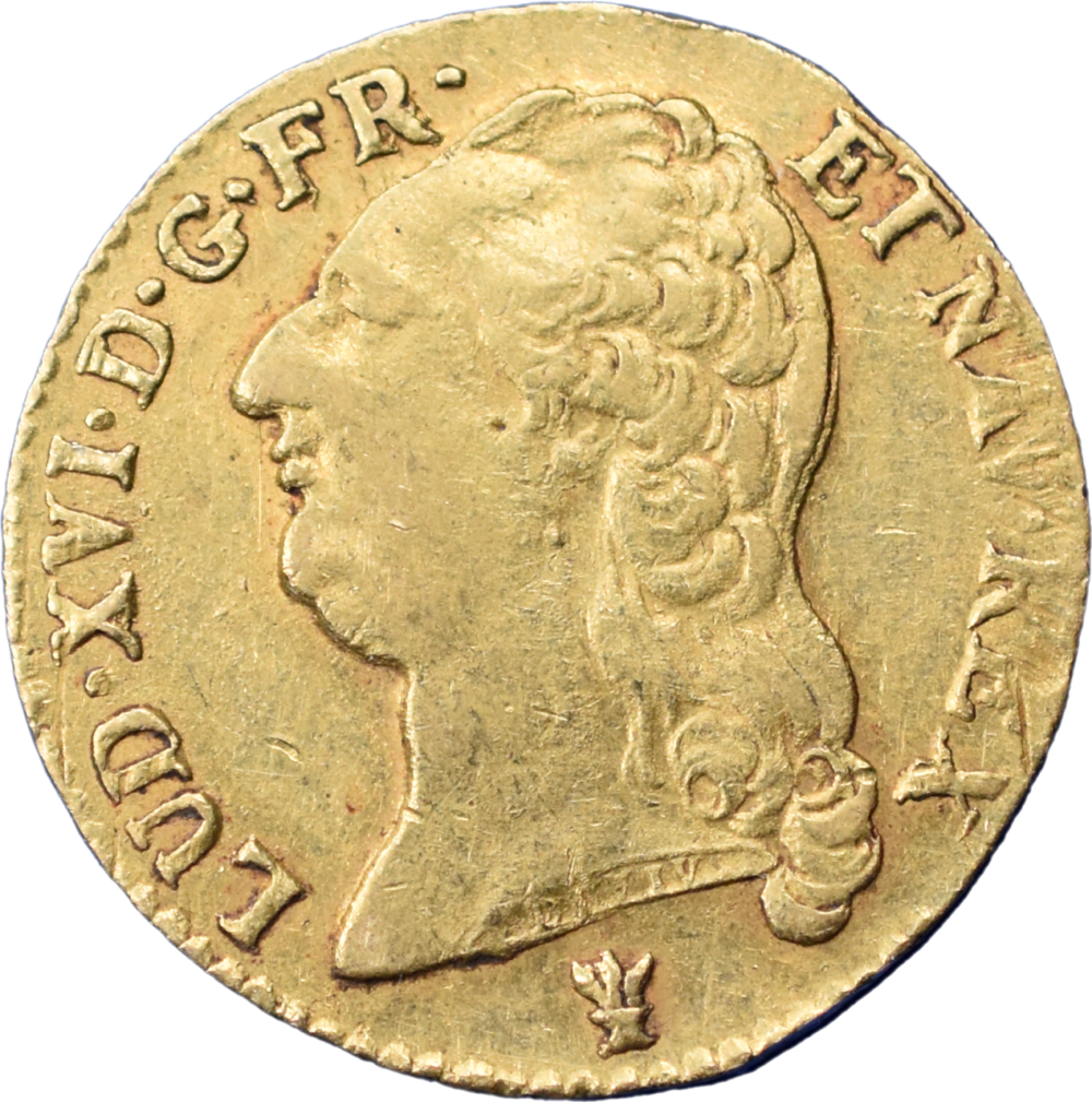 Louis XVI louis d’or 1787 I TTB droit