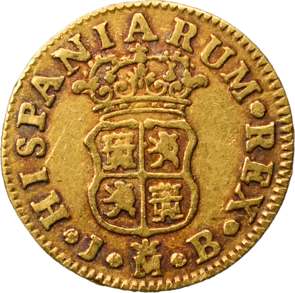 Demi Escudo Ferdinand VI 1747 M TB+ revers