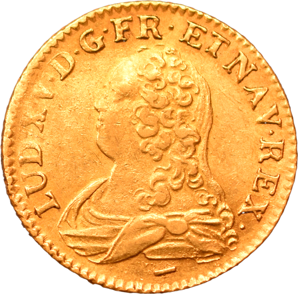 Louis d’or Louis XV 1731 W TTB aux lunettes R2 droit