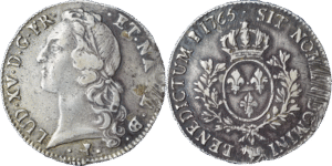 Louis XV écu au bandeau 1765 Pau TTB droit et revers