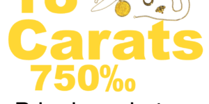Or rachat 18 carats 750‰ au gramme