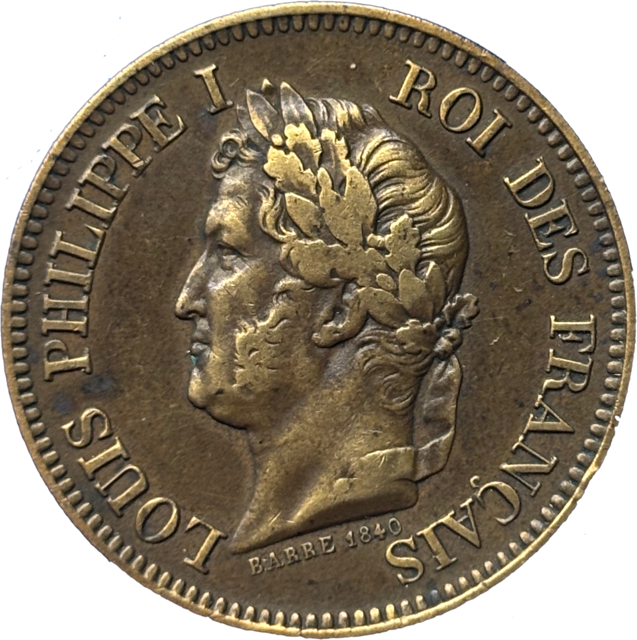 5 centimes Louis Philippe 1846 Essai TTB refonte des monnaies de cuivre droit