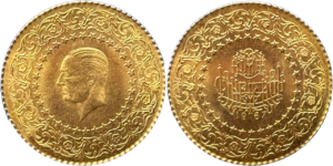 50 kuruş SPL Atatürk 1967 droit et revers